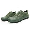 Men's and Women's Low Top Canvas Construction Site Wear-resistant Labor Protection Rubber Shoes, Outdoor Hiking Shoes, Work Shoes