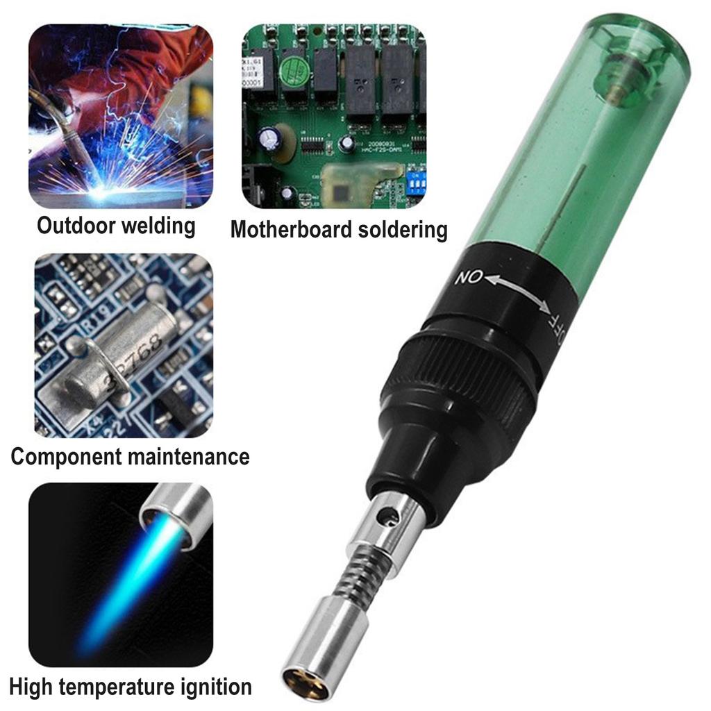 4 In 1 Portable Soldering Iron Kit, Cordless Adjustable Butane Gas Soldering Iron Kit, Welding Torch Tool Set Fit