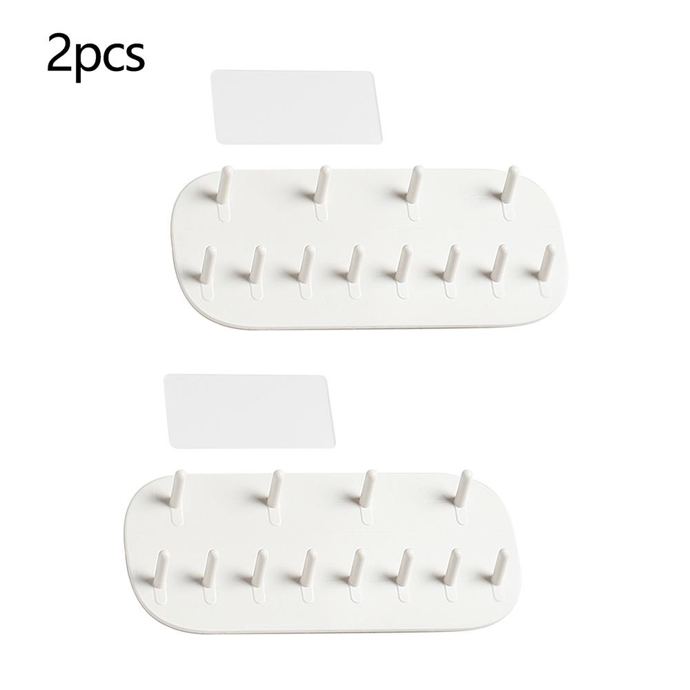 Jewelry Storage Hook Wall Mounted Perforated Free Ring Earrings Necklace Hanger Household Women's Jewelry Storage Hook