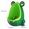 Toddler Urinal for Boys, Frog Potty Training Toilet with Spinning Target, Ages 1-6 (Green)