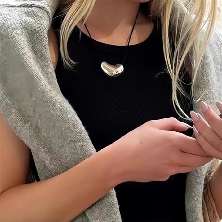 Модное ожерелье с подвеской-завитком на кожаном шнурке, многоцелевое, с регулируемой длиной для персонализации, модное, для взрослых, для повседневного использования