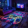 Игровой ковер для комнаты мальчика Ковер для геймера Дизайн с контроллером Ковер для игровой комнаты Звукоизоляция для игрового кресла Игровой журнальный столик Ковер