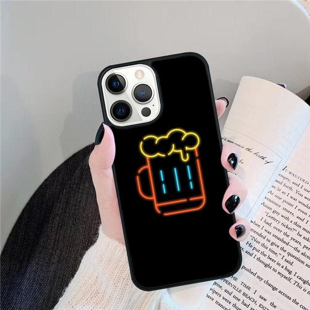 Неоновые огни Чехол-ракушка Для iPhone 17 Air 15 16 14 13 12 Pro Max 11 Pro Max Plus Чехол для телефона