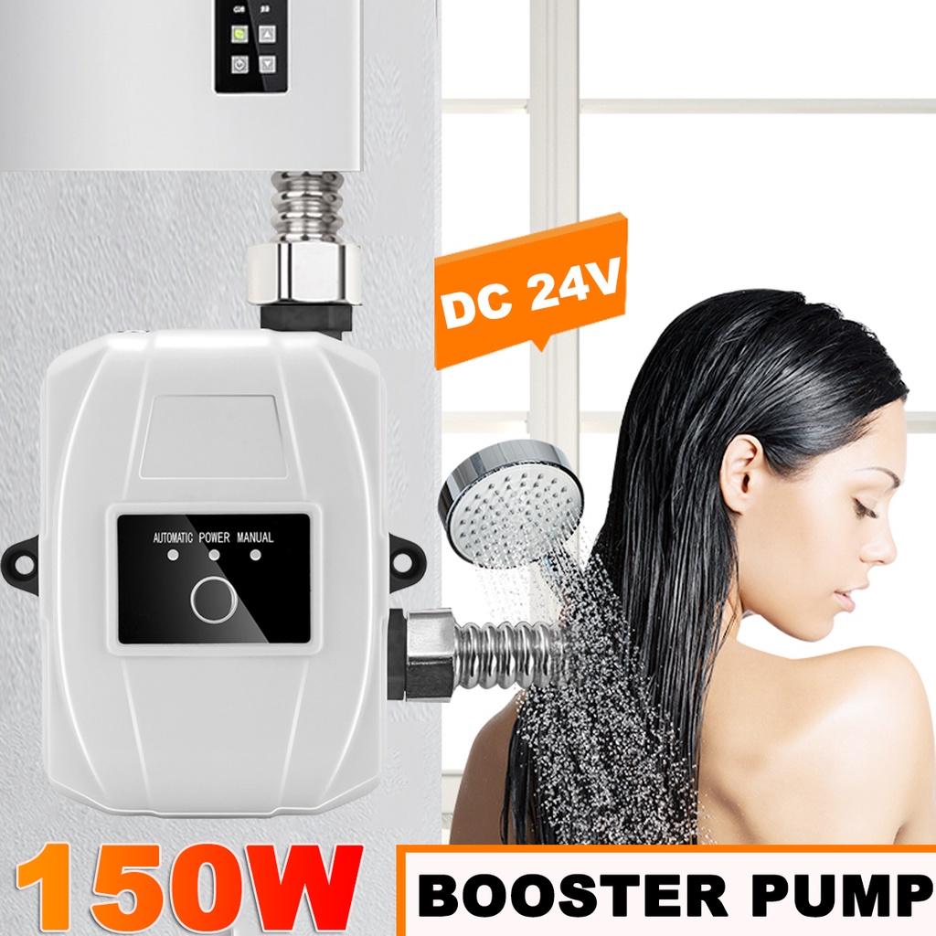 150 Вт Бытовой Автоматический Водяной Насос Соединитель Насос Повышения Давления Для Водопроводной Воды Кухонной Раковины Душевой Лейки Комплект Бустерного Насоса 24 В Постоянного Тока