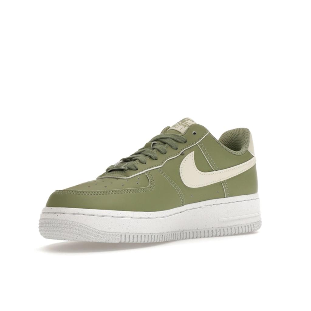 Nike Air Force 1 07 Oil Green Women Sneakers White Gum-Medium-Brown Sea-Glass HF5062-386