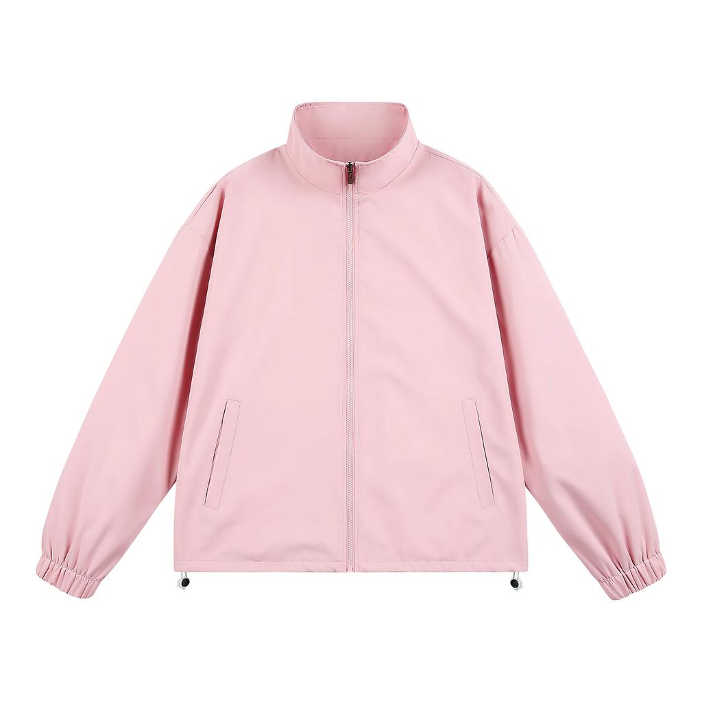 New Jacket Men's Stand-up Collar Loose Casual American Trendy Basic Trendy Top