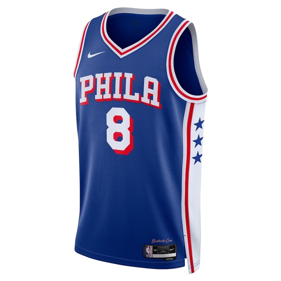 Nike Баскетбольная майка Dri Fit Унисекс Королевский синий DX8620-495