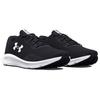 Under Armour Charged Pursuit 3 Black White Women Sneakers 3024889-001