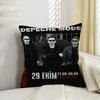 Depeche-Mode Singer Star Cushion Cover Polyester Sofa Cushions Decorative Throw Pillows Home Decoration Pillowcover