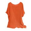 Ladies', Casual, Bat Sleeve Top, Round Neck, Short Sleeved Shirt