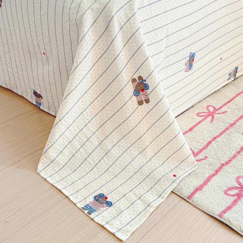 2026 Cloud-Like Double-Layer Gauze Bed Sheet - Skin-Friendly, Comfortable, All-Season Bed Sheet