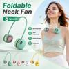 5 Speeds Foldable Cooling Fan Rechargeable Silent Fan Portable Neck Fan  For Travel,Office,Outdoor