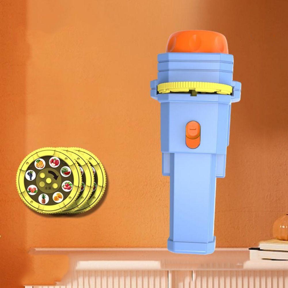 Cognition Baby Projector Torch 24 Patterns Children Luminous Toys  Before Bedtime