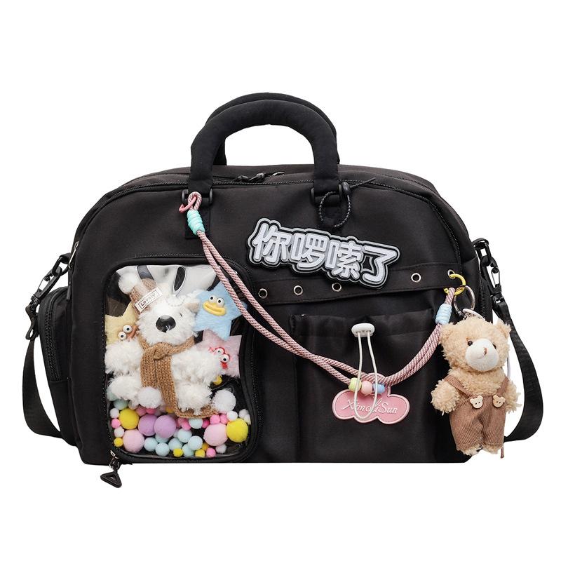 Personalized Schoolbag Japanese Large-Capacity Student Class Backpack Girl Make-Up Class Cartoon Shoulder Bag Luggage Bag