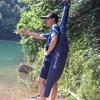 Folding Portable Waterproof Double-layer Bule Fishing Rod Carrier Oxford Fishing Pole Tools Storage