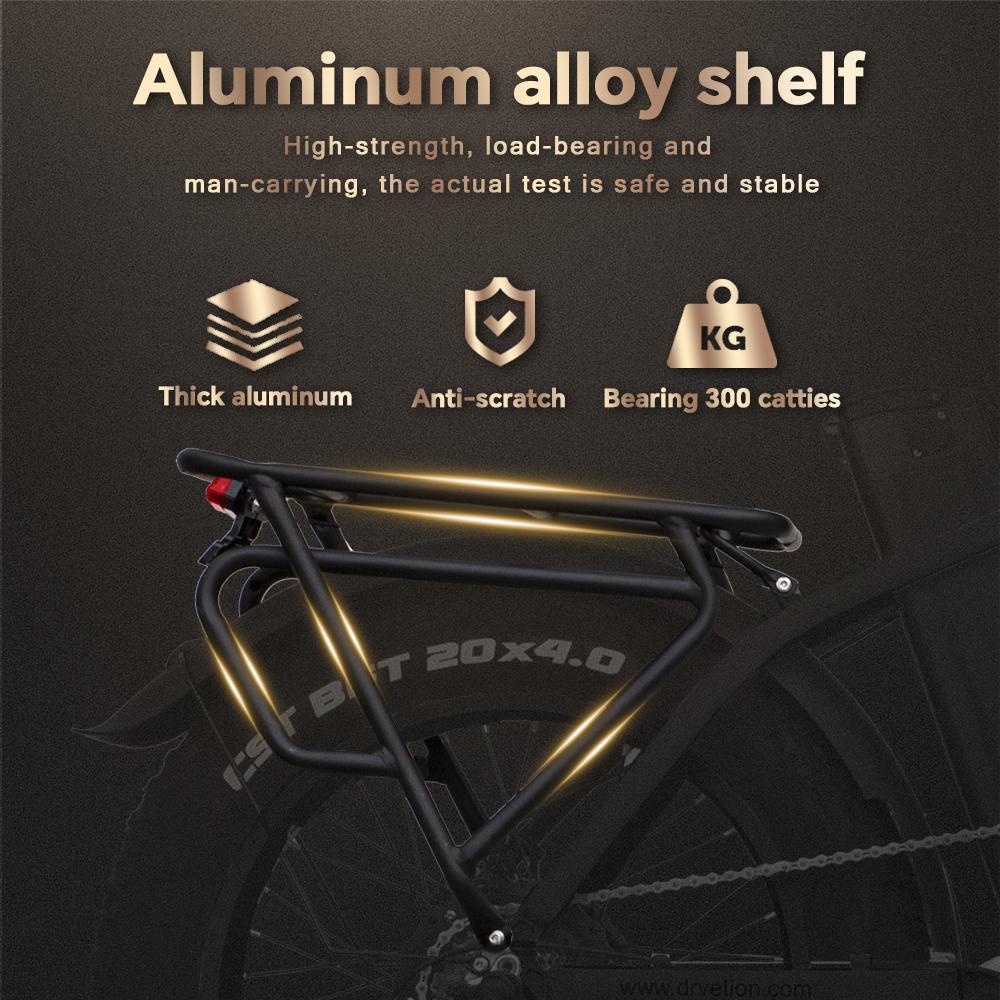 DRVETION CT20 Складной Электровелосипед 20*4.0" Толстые Шины 750 Вт Мотор 48 В 10 Ач/15 Ач/20 Ач Батарея 45 км/ч Макс. Скорость Дисковый Тормоз Shimano 7-скоростей