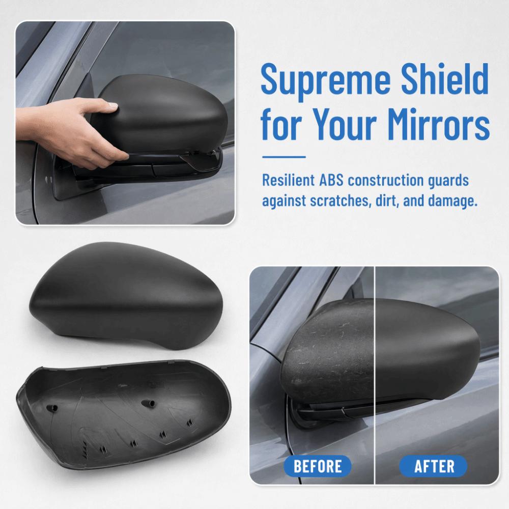 Black Rearview Mirror Housing for Nissan Qashqai J10 2007‑2014 For Side Rearview Mirror