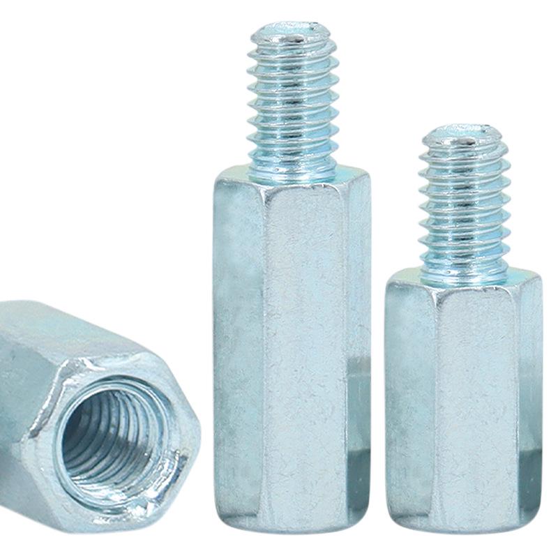 Шестигранная железная колонна с синим и белым цинковым покрытием для печатной платы (M3-M6)