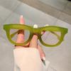 Роскошный дизайнерский винтажный квадратные солнцезащитные очки для женщин и мужчин, солнцезащитные очки, трендовые панк, популярные, желеобразные зеленые очки, УФ400