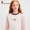 Базовая футболка с рукавами реглан для девочек Hush Puppies