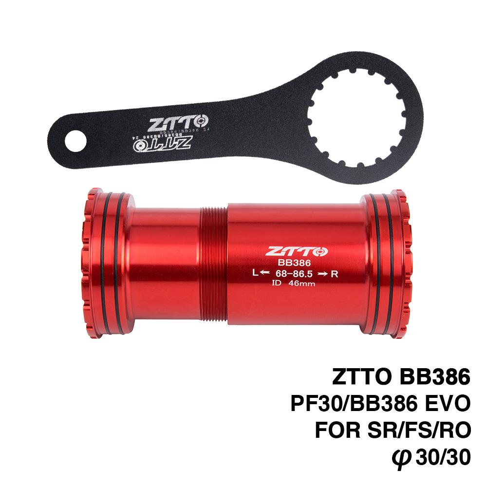 ZTTO MTB Дорожный BB386 EVO PF30 30 Горный Велосипед Каретка Ось 30мм Основной Вал Центральное Движение Press Fit Каретка