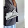 Ielgy Female Bag Large-Capacity Underarm Bag Fashion Silver Commuter Cross-Body One-Shoulder