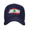 Lebanon Flag Sun Baseball Cap Summer UnisexTeens  Print Trucker Hat Breathable Vintage Hiking Fishing Baseball Caps