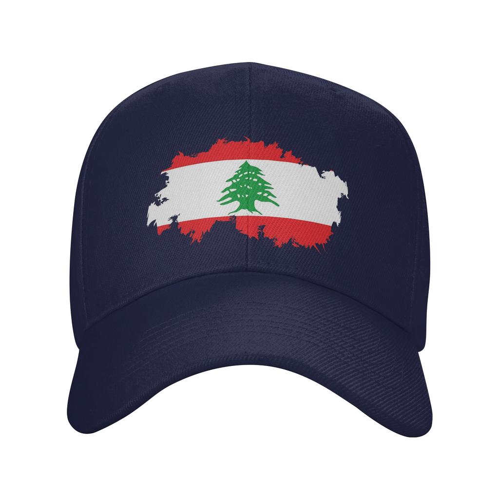 Lebanon Flag Sun Baseball Cap Summer UnisexTeens Print Trucker Hat Breathable Vintage Hiking Fishing Baseball Caps