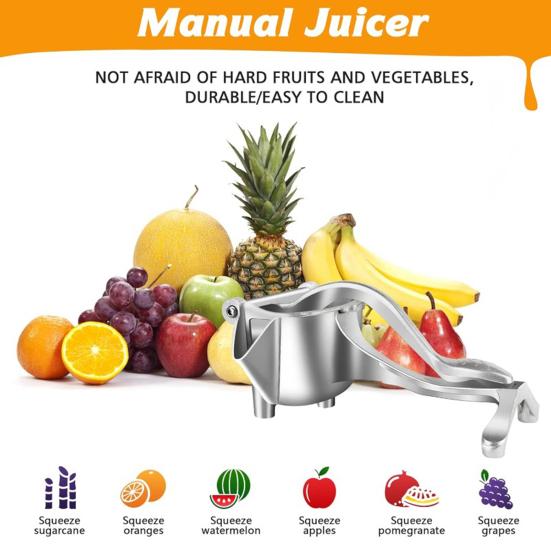 Ручная соковыжималка для цитрусовых, ручная соковыжималка для лайма, прочная металлическая соковыжималка, экстрактор для коктейлей и напитков