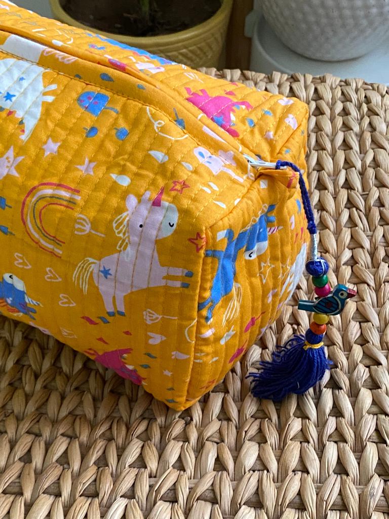 LARGE Multipurpose Quilted Pouch/ Bag