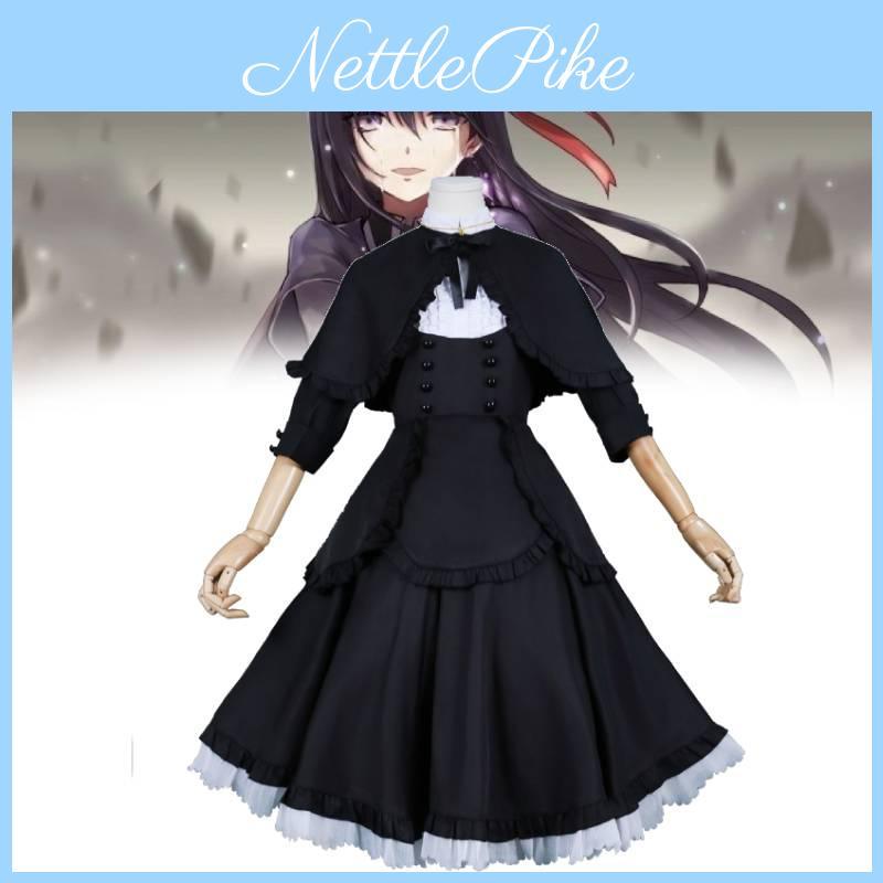 Косплей-платье Акеми Хомуры из Puella Magi Madoka Magica, полиэстер, для аниме-конвенции
