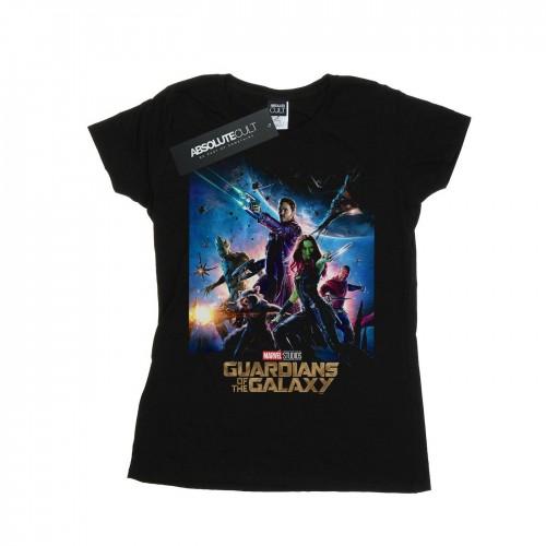Marvel Studios Womens/Ladies Guardians Of The Galaxy Poster Cotton T-Shirt