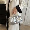 Spring Summer Stylish New Women's Bag Pearl Wrinkle Cloud Handbag Shoulder Crossbody Mini Bag