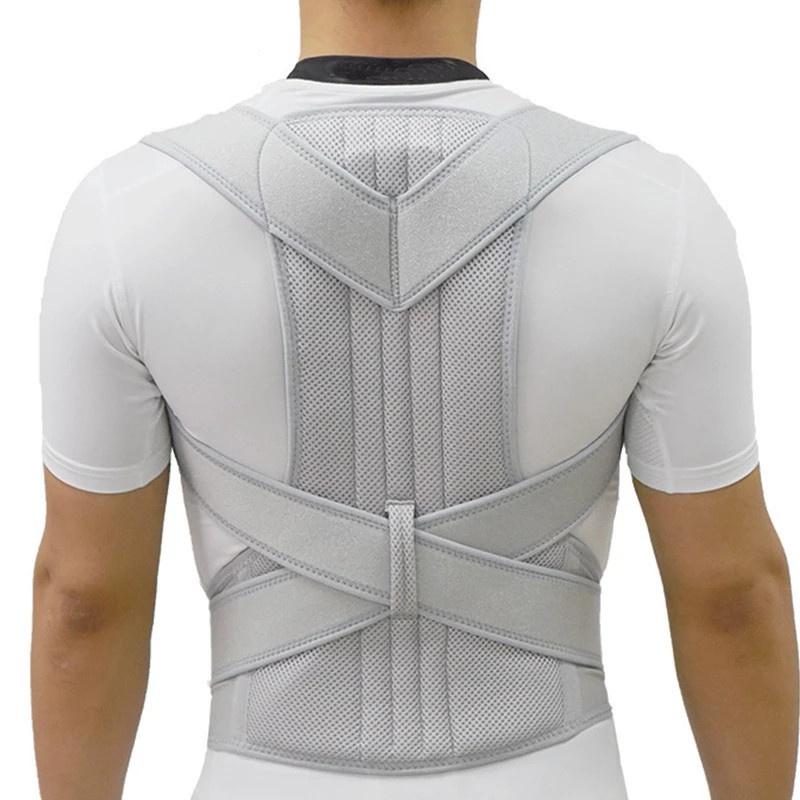 Adult Universal Back & Posture Correction Belt with Fixed Clavicle Support and Humpback Correction PU Material Single Pack