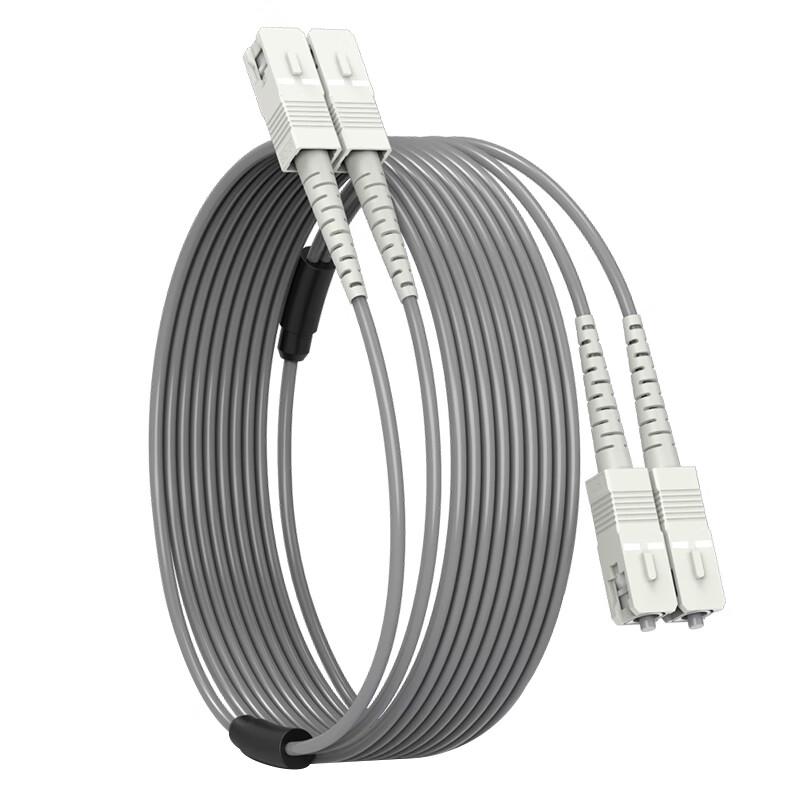 Armored SC-SC Multimode Duplex Fiber Optic Patch Cord