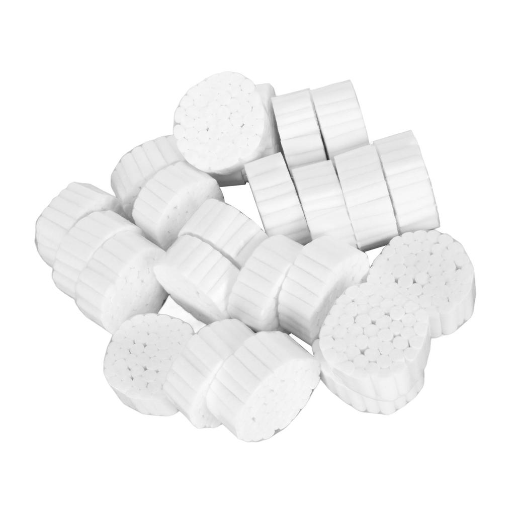 1000Pcs Cotton Rolls Dental High Absorbent Soft Comfortable Nose Bleed Plug with 20 Clips for Kids Adults Nosebleed