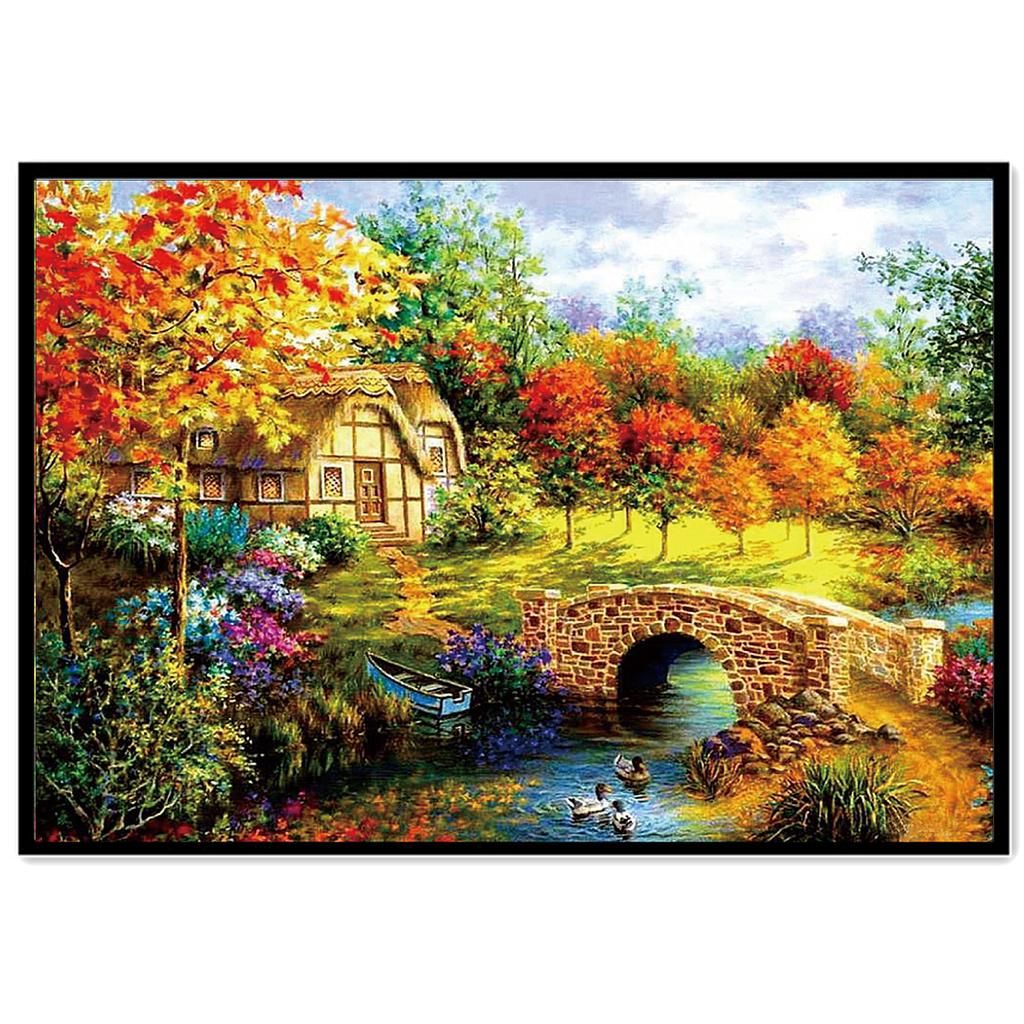 5D алмазная живопись «сделай сам», пейзажная архитектура, полный бриллиант, ручная работа, алмазная вышивка, мозаика, украшение для дома, подарок