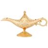 Metal Carved Legend Wishing Oil Lamp Tea Pot Retro Home Furnishing Article Decoration(gold)