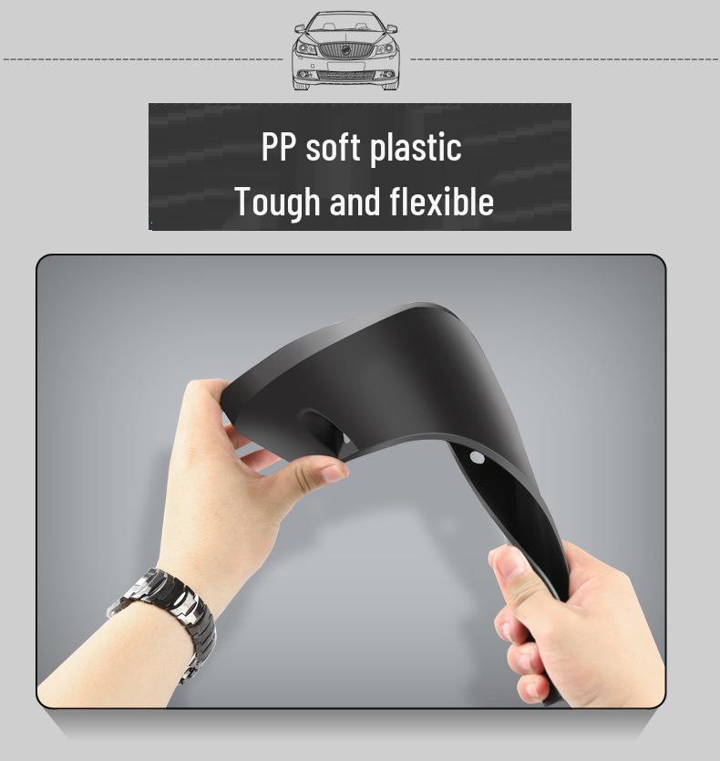 Mudguards for 2011-2015 Volkswagen Magotan/Passat B7 (Europe) with PP Soft Rubber.