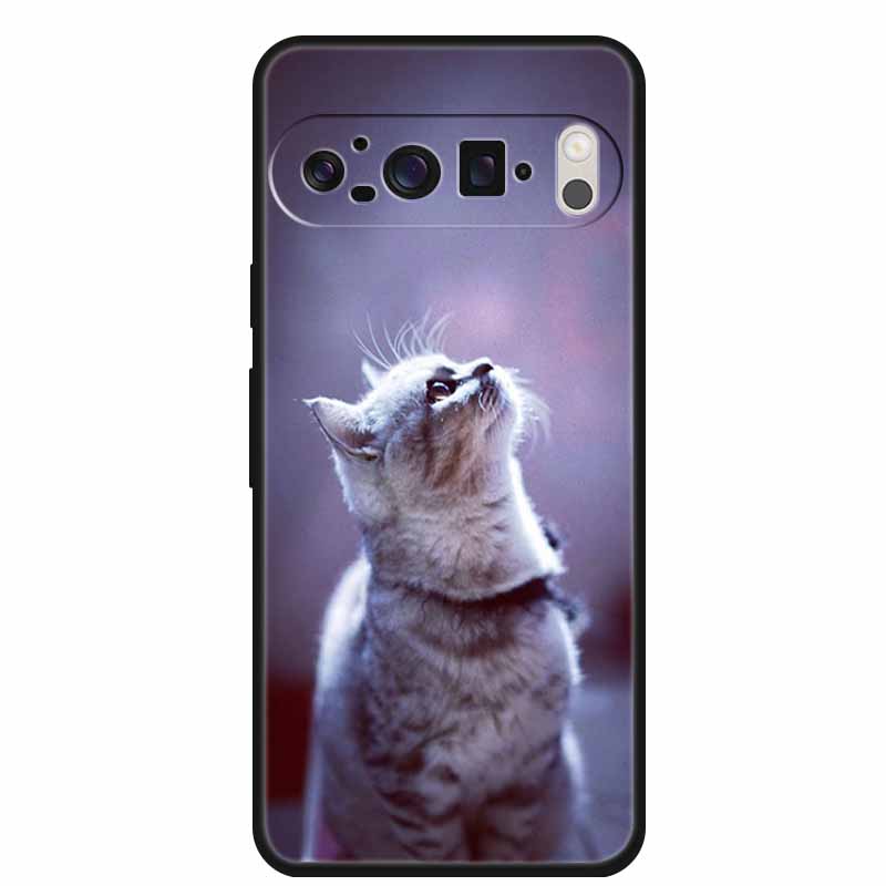 Чехол для Google Pixel 10 Pro XL 5G Животные Мягкий Силикон ТПУ Чехол для Телефона Задняя Крышка для Pixel 10Pro XL Крутой Волк Защитный Funda