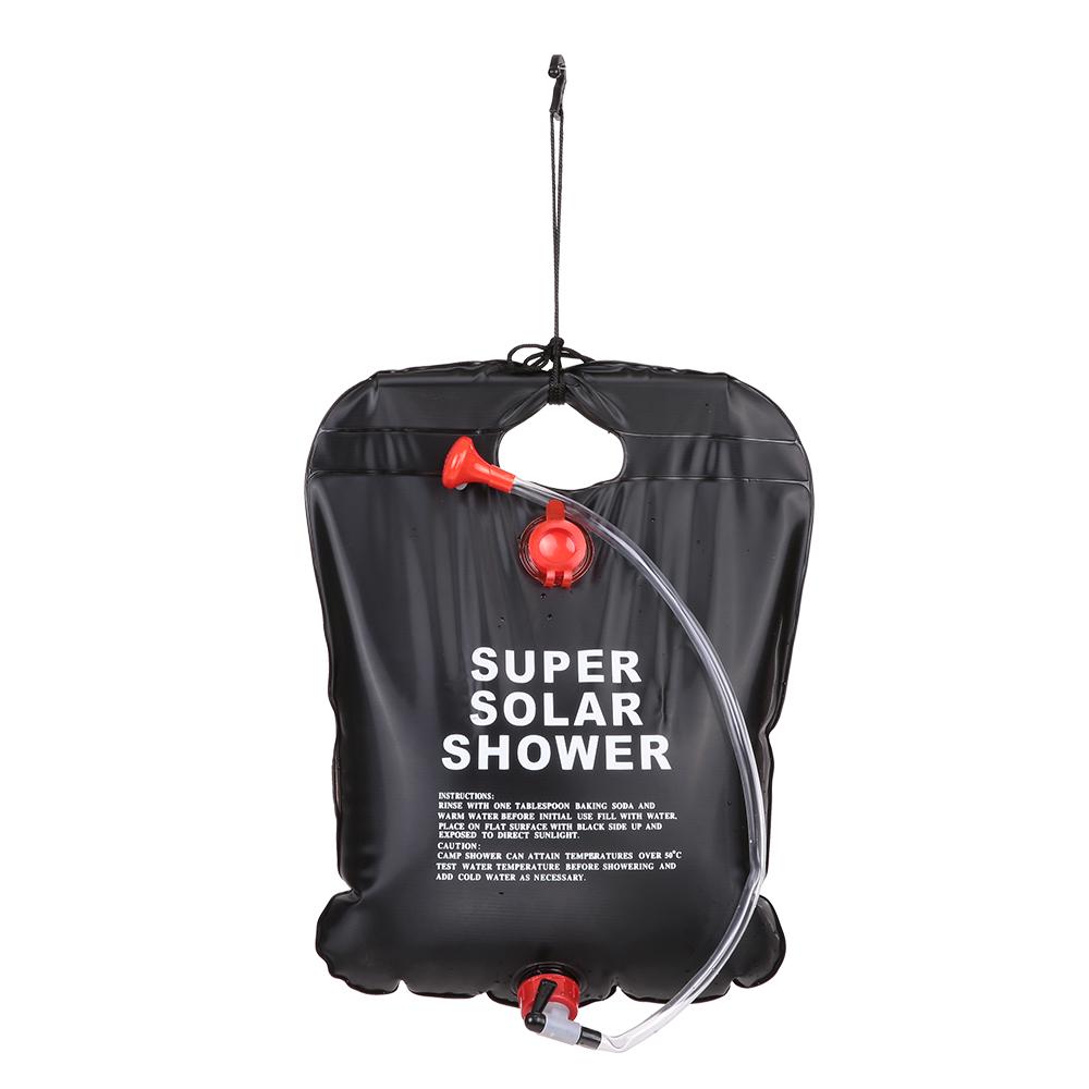 Сумка для душа с солнечным подогревом, 10 л для кемпинга и пешего туризма, сумка для воды для душа на открытом воздухе