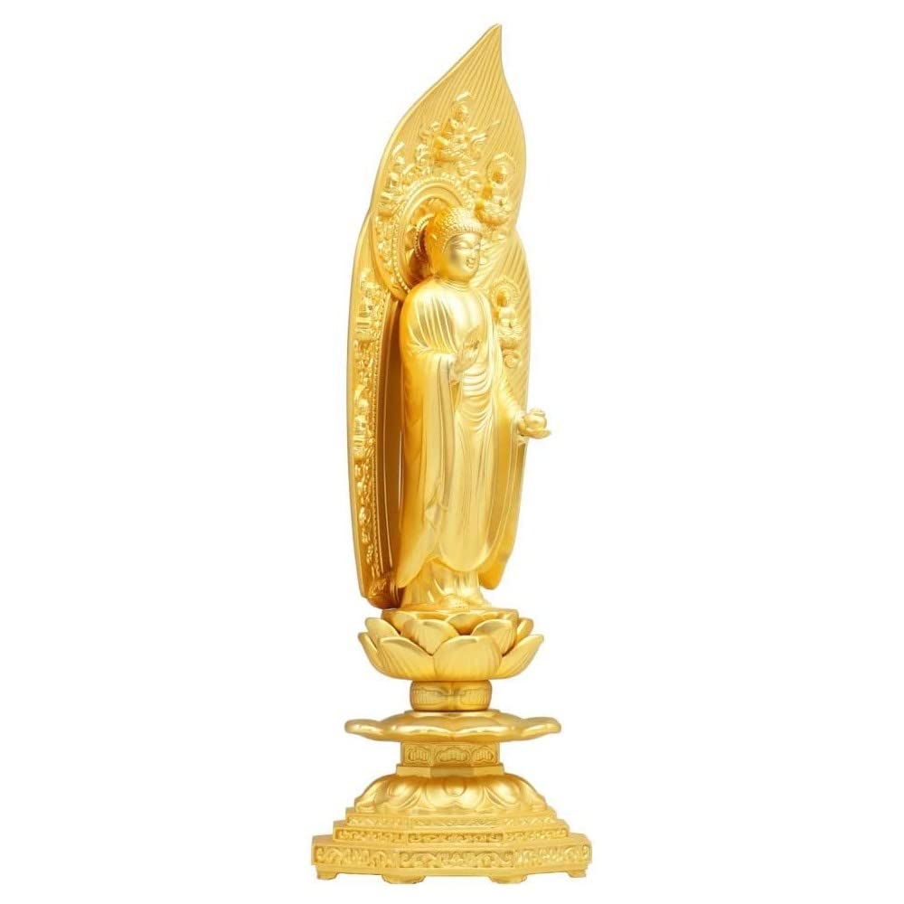 Yakushi Nyorai Alloy 20.5cm Gold-plated [Buddha Statue] (20.5cm)