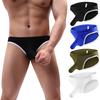 Men's Splicing Underwear Soft Breathable Knickers Short Sexy Briefs