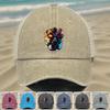 Кепка-кепка Snapback с реалистичным принтом головы тигра, спортивная кепка с изображением животных, разноцветная регулируемая пряжка, неэластичная летняя регулируемая бейсболка