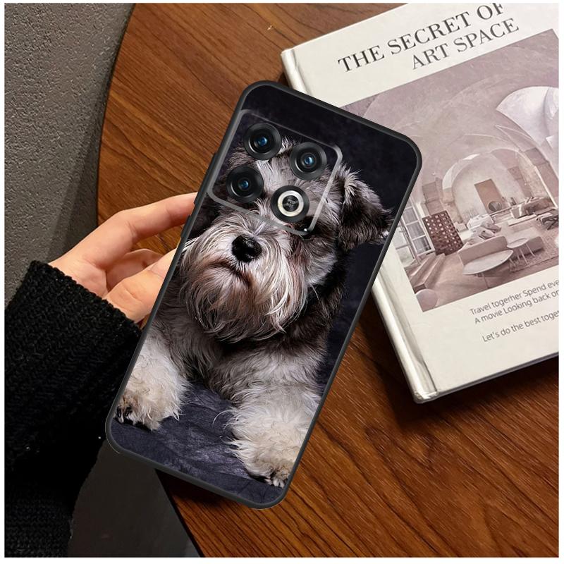 Schnauzer Puppy Dog Case For OnePlus 13T 13R 12R 10R 15 13 12 11 8T 10T Nord CE 4 3 2 Lite N20 N30 Nord 5 Cover