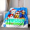 1Pc Pumpkin Moon Pirate Puppy Adventure Blanket Soft And Comfortable Casual Warm Camping Travel Christmas Halloween Gift M91773