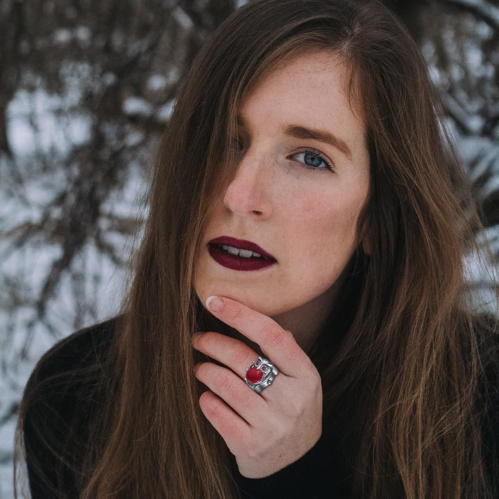 Jewelrywe Кольцо Часы Простое Большой Циферблат Водонепроницаемые Аналоговые Кварцевые Деловые Часы