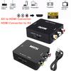 AV To HDMI Converter HD 1080P RCA HDMI To MAV  CVBS Video Audio Adapter for PS2/3 DVD To TV with USB Cable