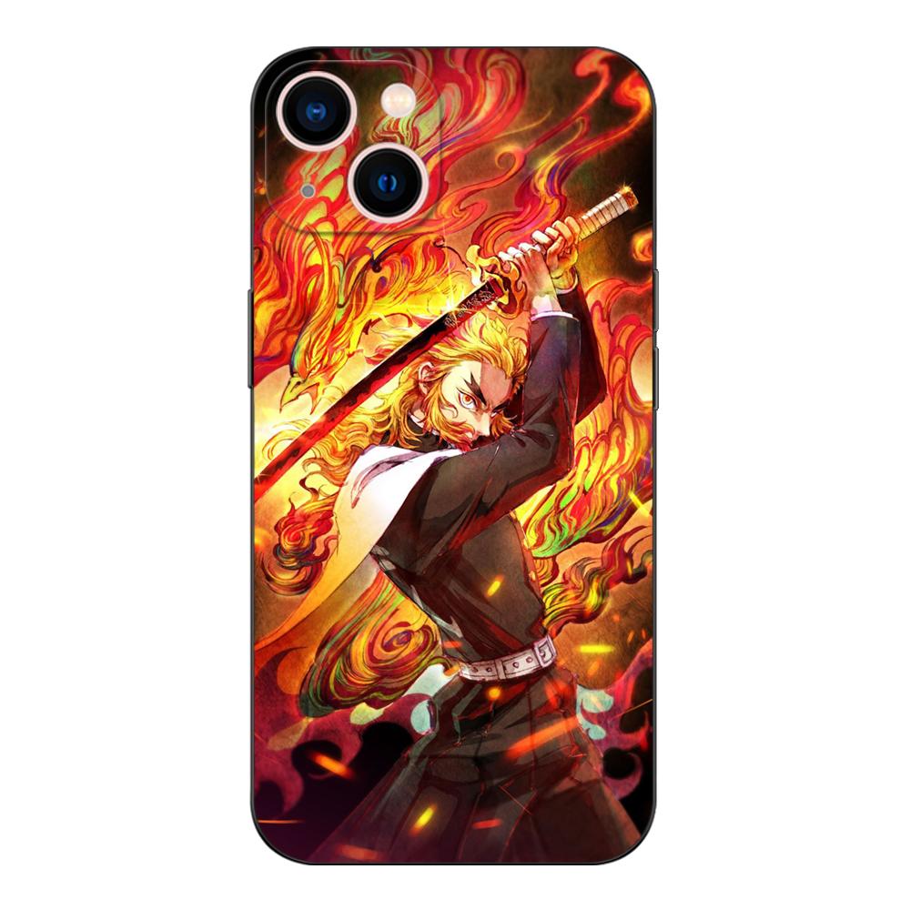 Черный чехол из ТПУ для Vivo Y01 Y2 Y12S Y12A Y50 Y15 Y15A Y15S Y17 Y3 Y11 Y50 Y50T Y51S 2019 2020 5G Rengoku Kyoujurou