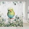 Erose bridal Милый Такса Водонепроницаемая Шторка для Ванной для Детей Ребенка Зеленый Эвкалипт Шторка для Ванны, Шторка для Душа с Животным